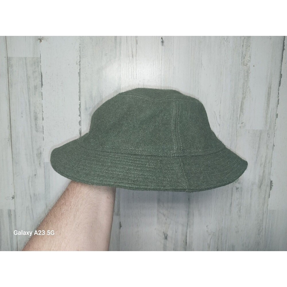 Vintage Filson Mackinaw Wool Bucket Packer Hat Green Small Made in USA